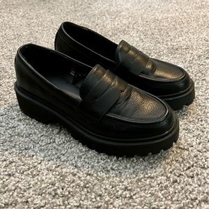 Black Loafers, size 7